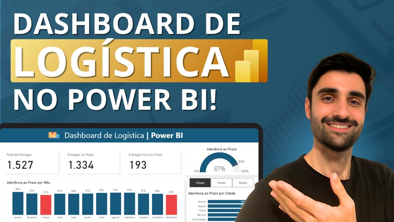 Como Criar um Dashboard de LOGÍSTICA no Power BI do Zero (Passo a Passo Atualizado 2026)