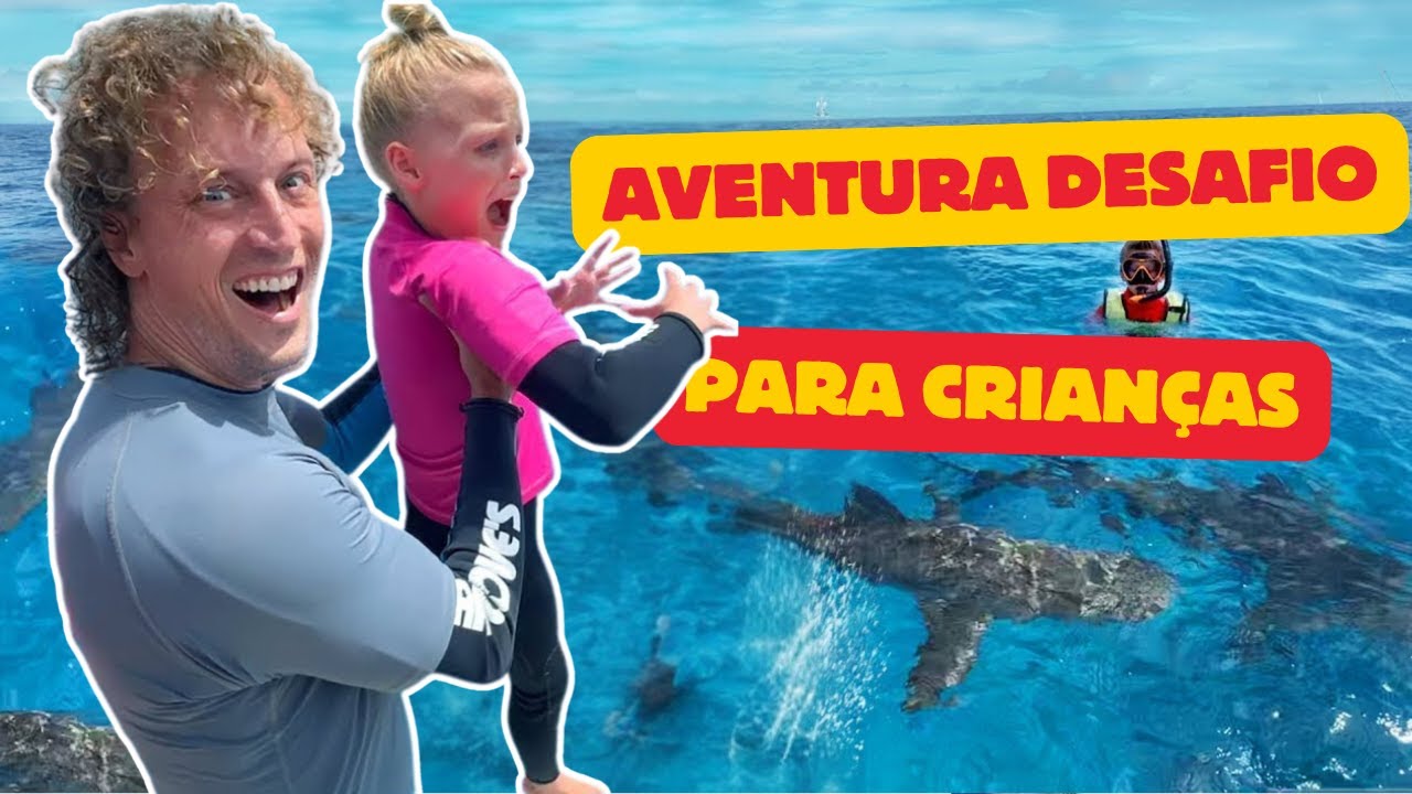 Aventura desafio para crianças: mergulha com tubarões e aprende com golfinhos 🌊| Ninja Kidz TV Portu