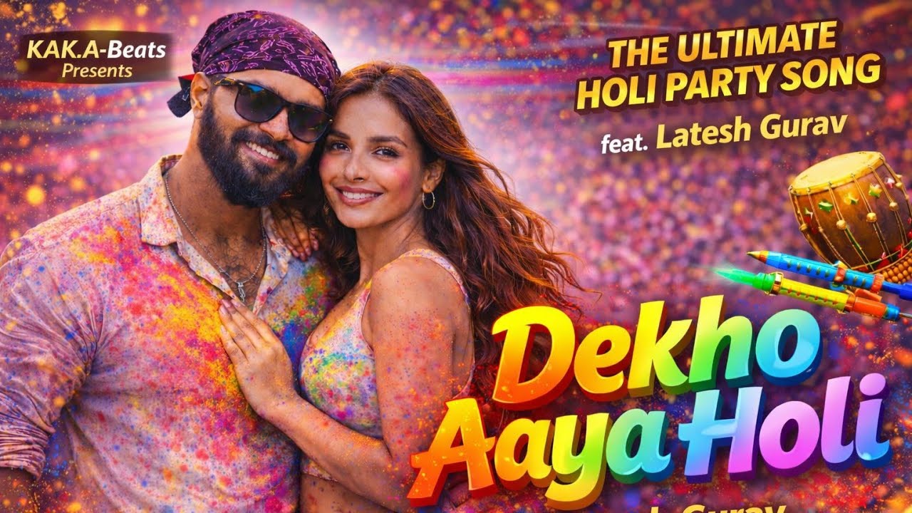 Dekho Aaya Holi 💥🌈 | 2026 Holi Party Song 💃🕺 | Latest Hindi Song