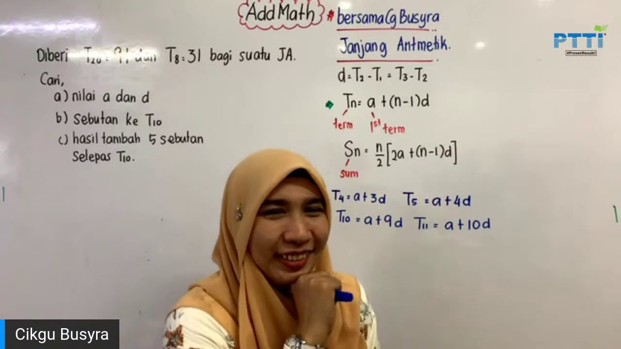 [LIVE] PTTI ADDMATH SPM - Janjang