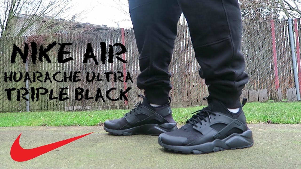 My new work shoes the Nike Air Huarache Ultra Triple Black