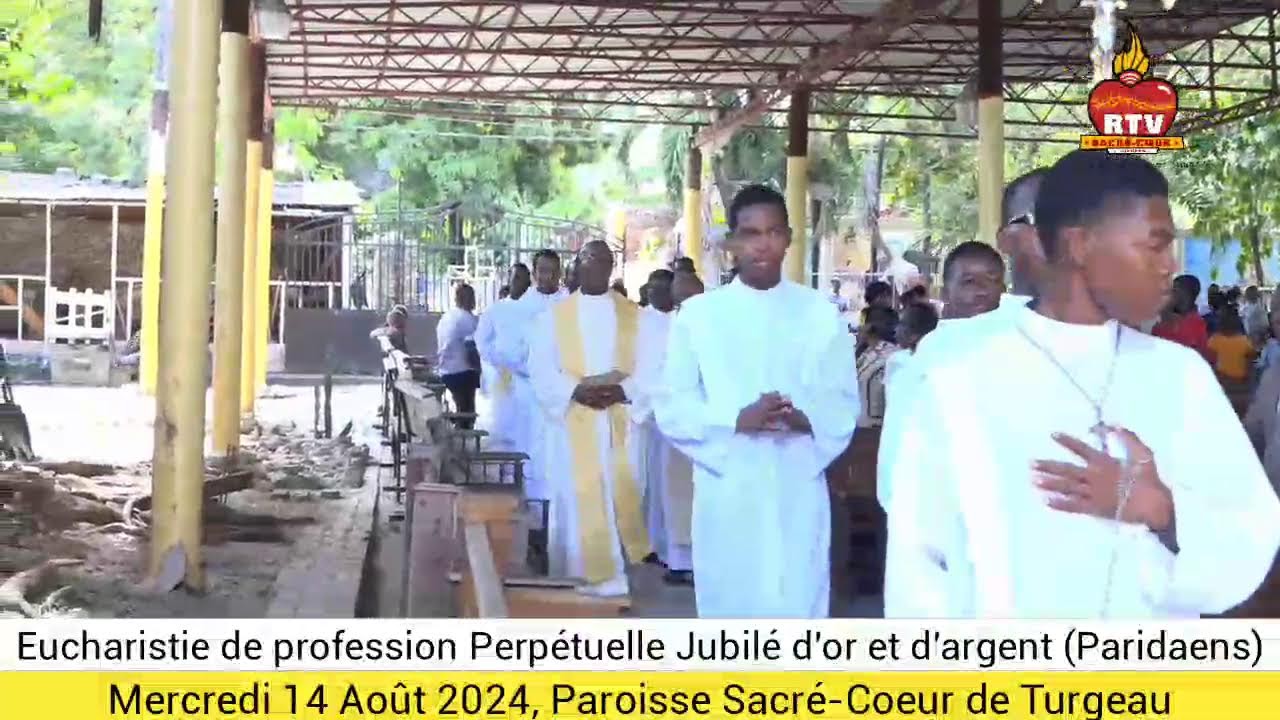 Eucharistie de profession Perpétuelle Jubilé d'or et d'argent (Paridaens)