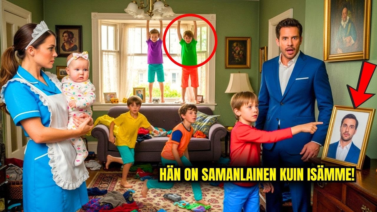 MILJONÄÄRI SAAPUI YLLÄTTÄEN SIIVOOJAN KOTIIN... SE, MITÄ NÄKI, SÄRKI HÄNEN SYDÄMENSÄ!