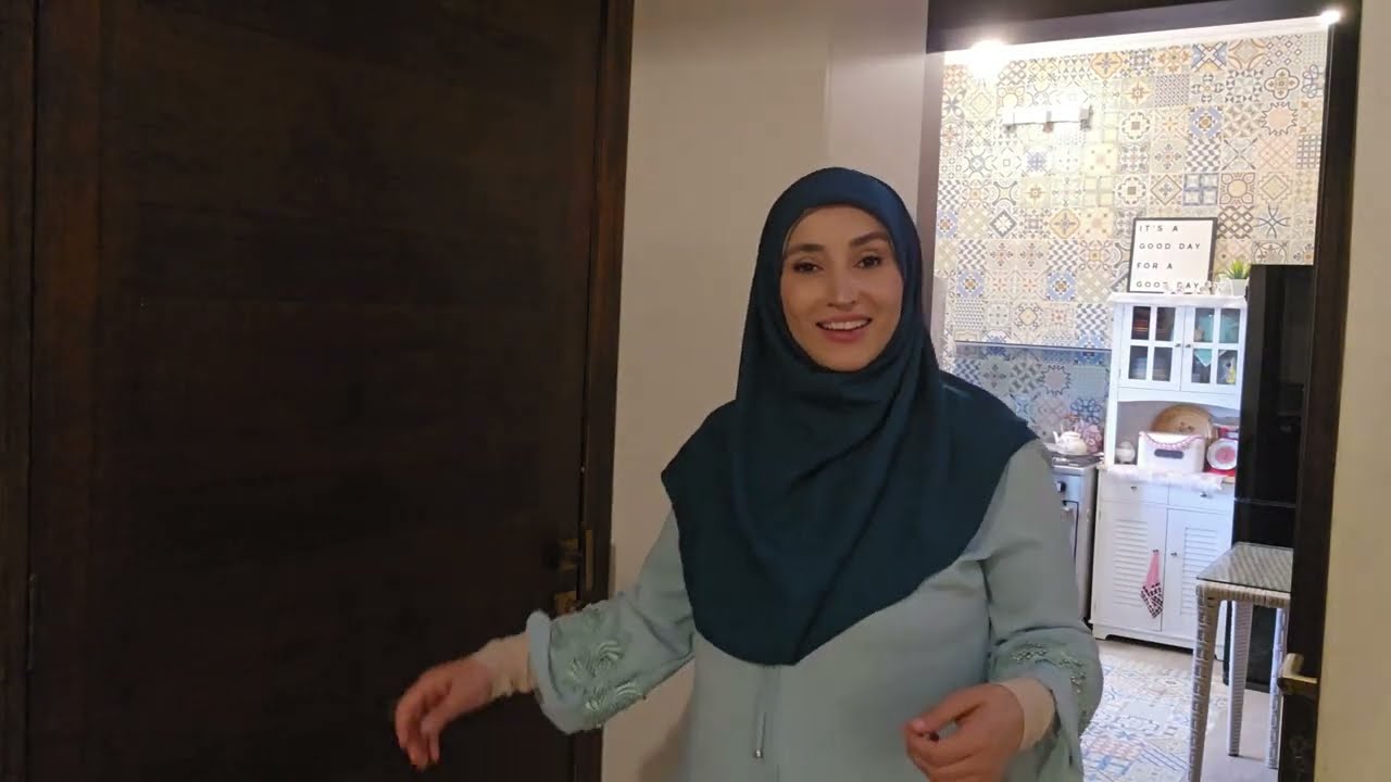 و أخيرااااا ركبت خزانة المطبخ 🤩