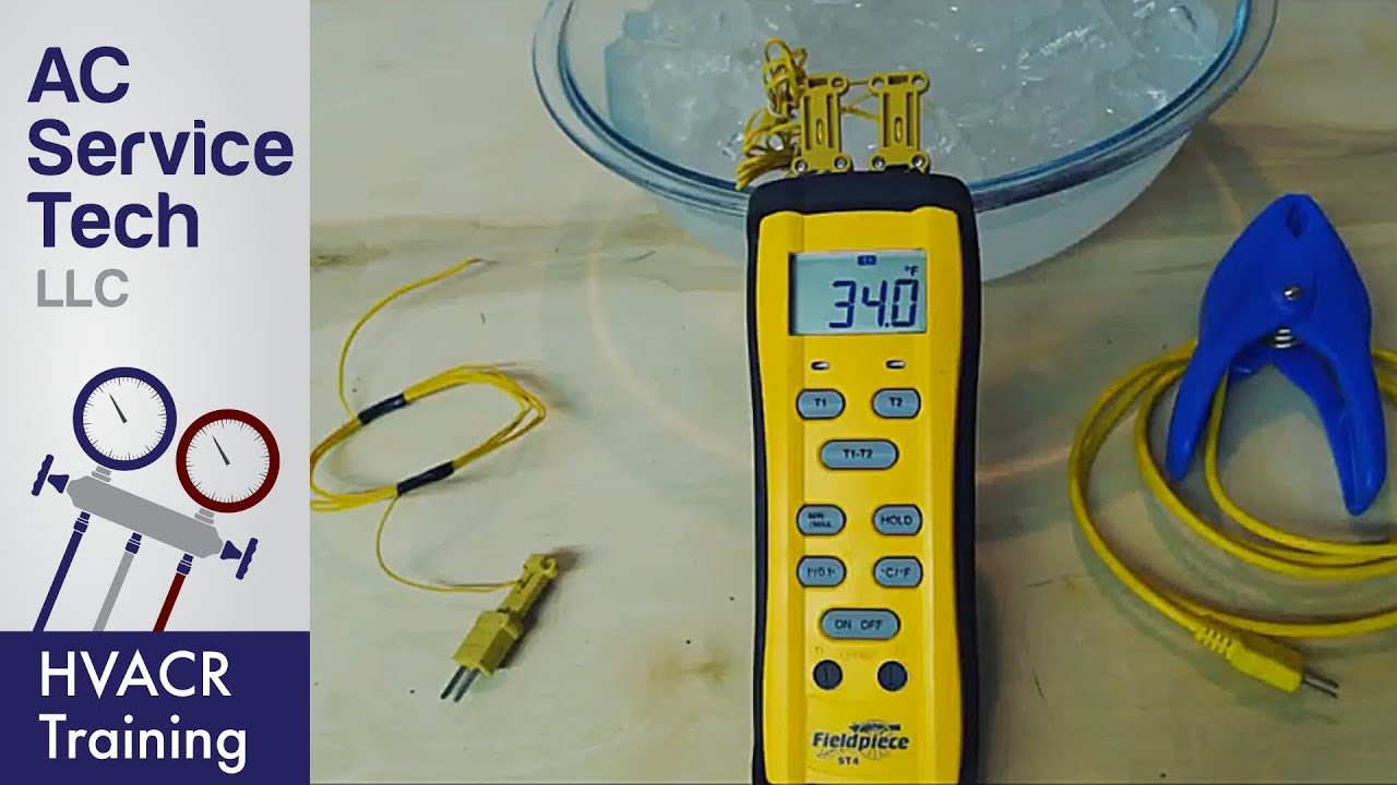 Calibrate The Digital Temperature Meter & Temp Sensors! Fieldpiece ST4