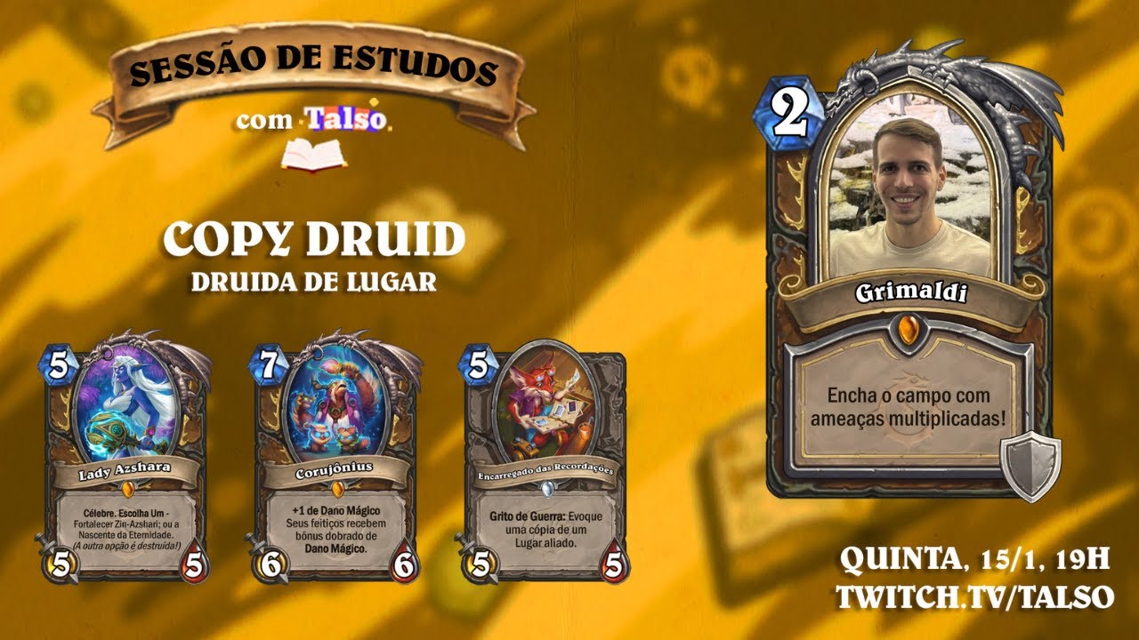 Sessão de Estudos - Copy Druid com Grimaldi