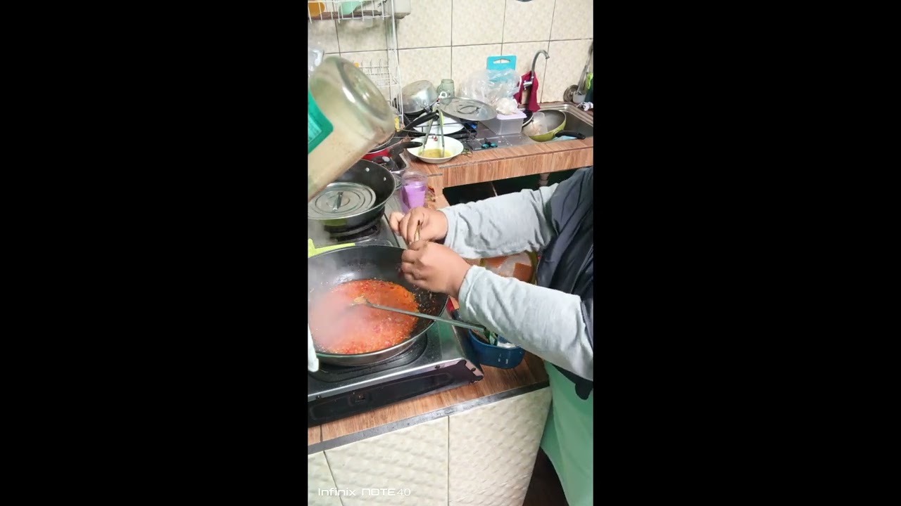 Kerja ✅Masak nyambi jemuran baju dulu... #semangat #iburumahtangga