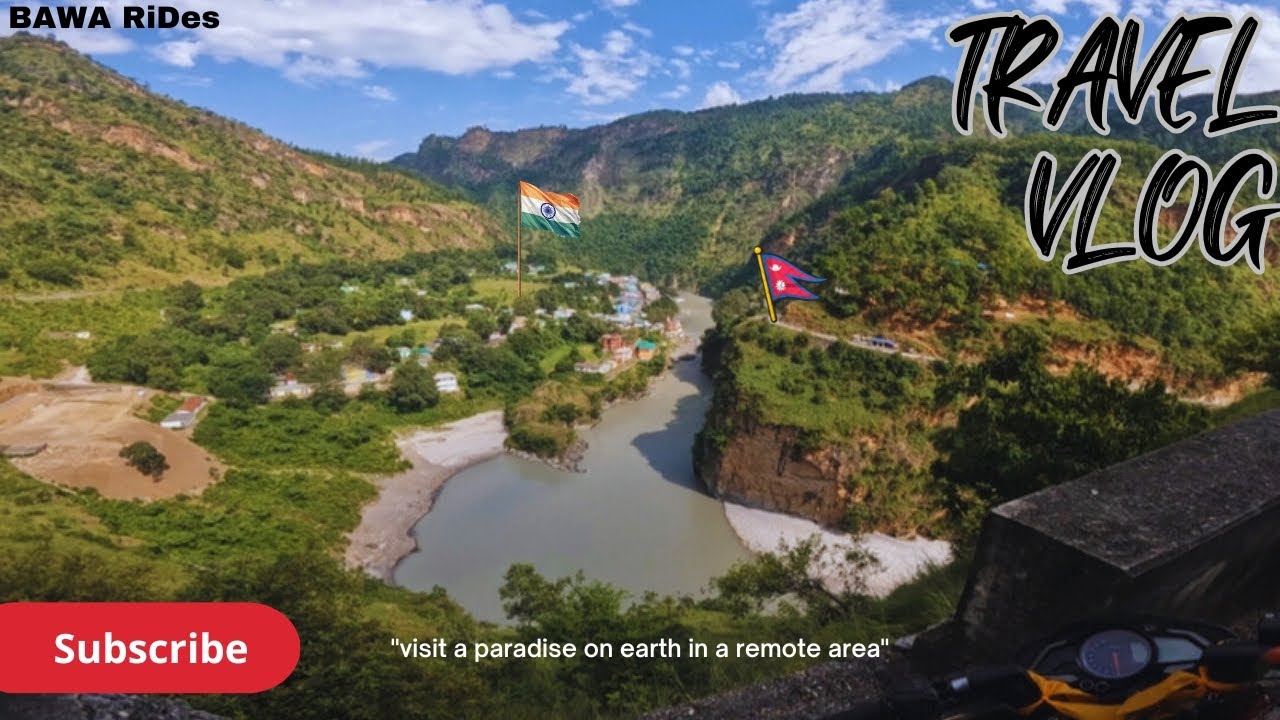 🇮🇳 Pithoragarh  ➡️   Nepal Border  🇳🇵.           #motovlogs #indiatonepal #nepalborder #pithoragarh