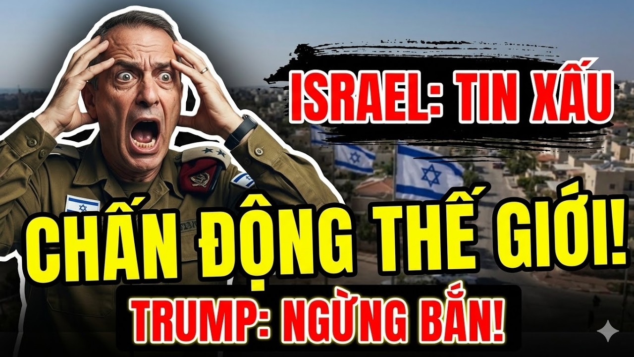 Israel Đón TIN XẤU NHẤT: Trump Tuyên Bố NGỪNG BẮN #tinthegioi #myiran