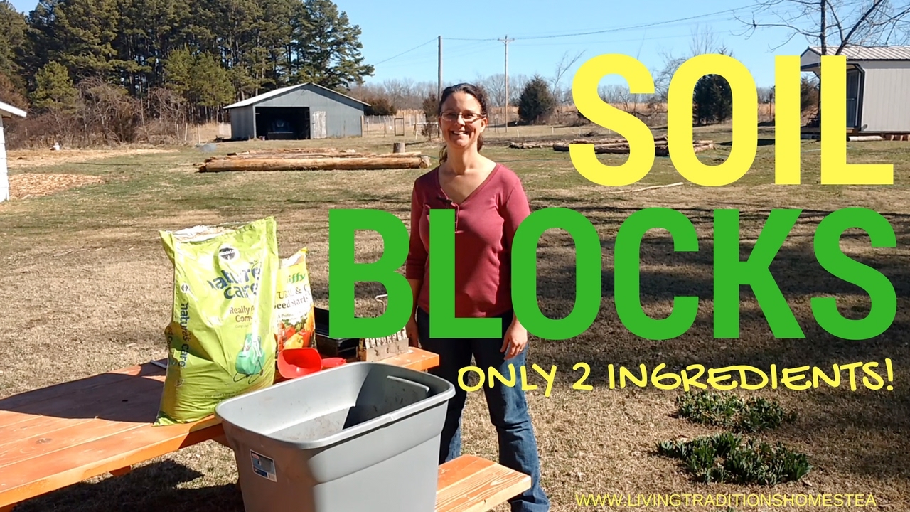 Super Easy Soil Block Recipe! Only 2 Ingredients