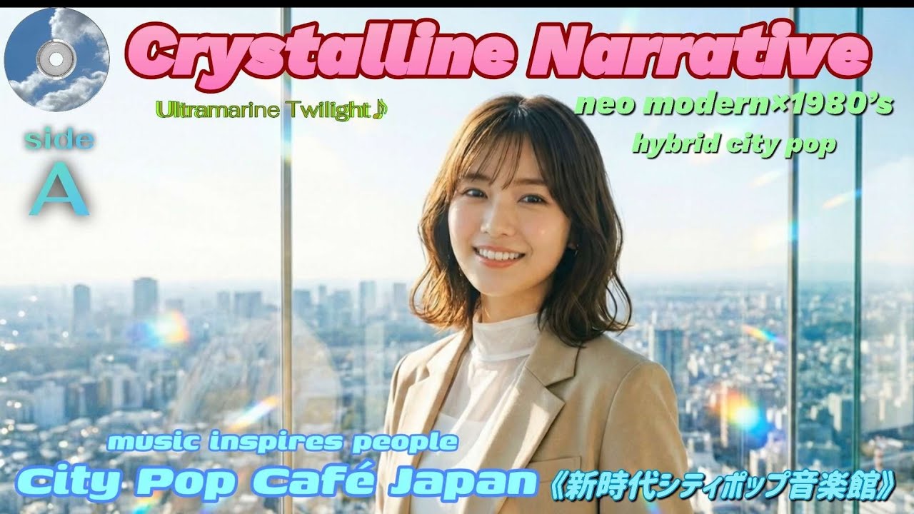 Crystalline Narrative side A【都会で交差するOL達の心情…】《neo modern × 1980’s hybrid city pop♪新時代シティポップ音楽館》