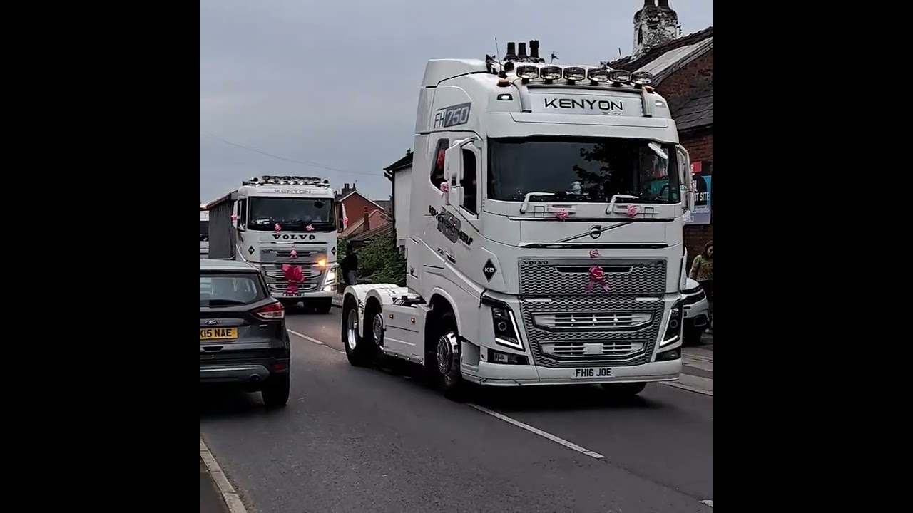 Southport Charity Truck Run convoy 7th September 2024