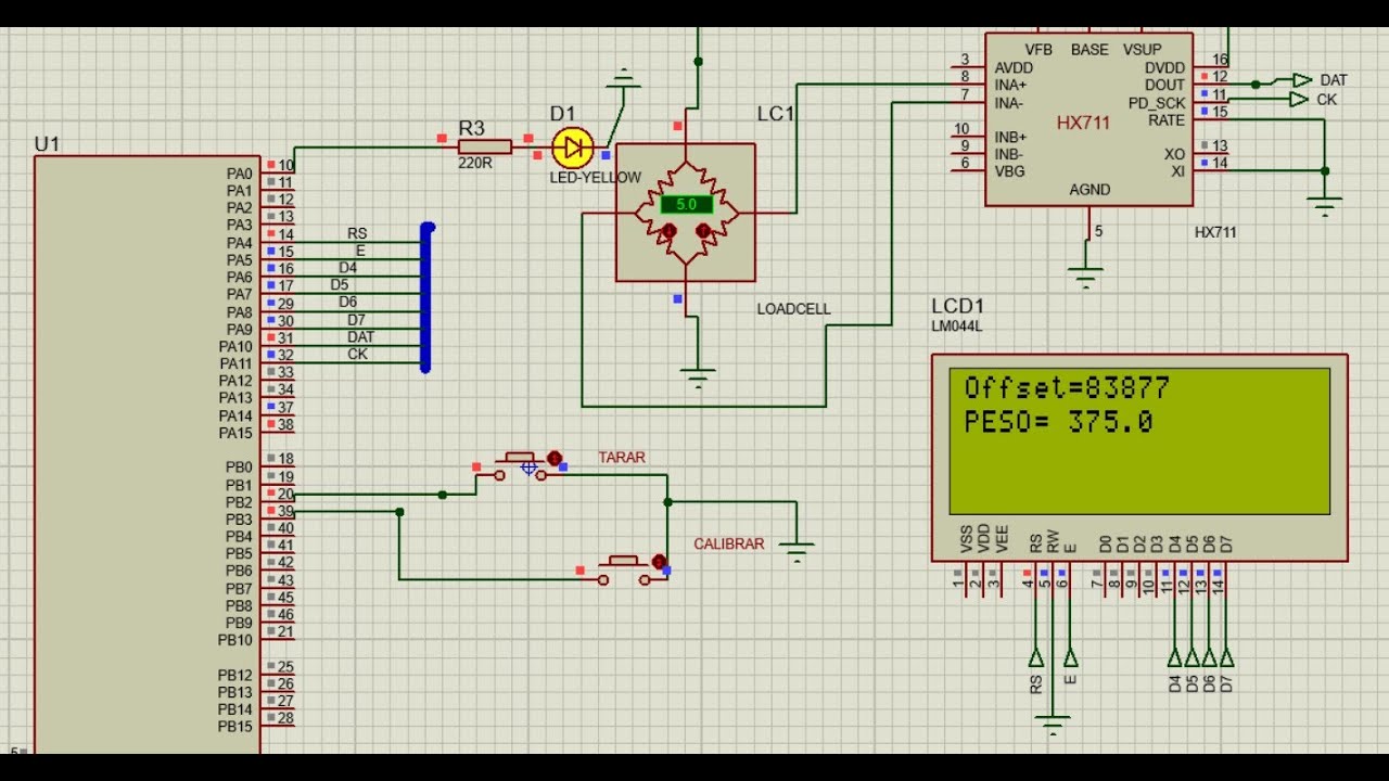 CURSO STM32 CLASE 49. LIBRERIA PARA EL MODULO DE CELDA DE CARGA HX711.