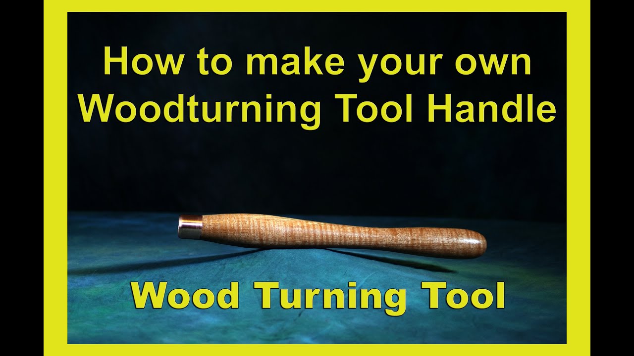 How to make your own Woodturning Tool Handle. #woodturning #wood turning