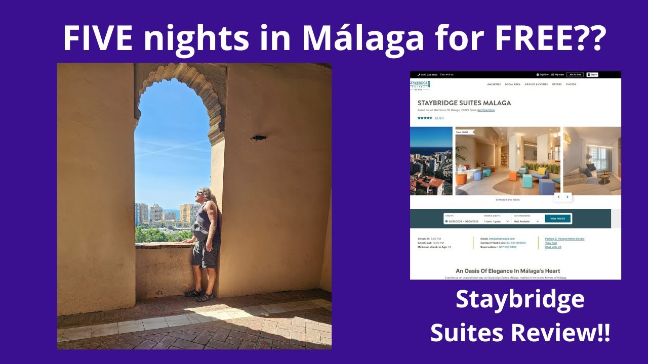 Staybridge Suites M&aacute;laga Review: 5 Nights on Points + Unbeatable Location!