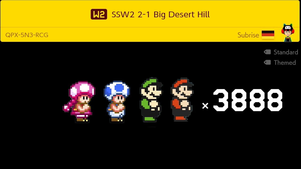 Super Mario Maker 2 – 4 Players (World 2) Super Worlds