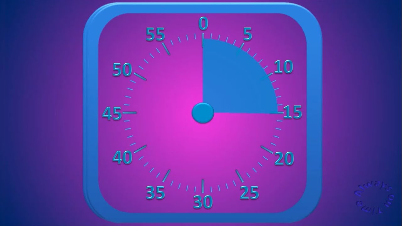 15 minutes visual timer for classroom