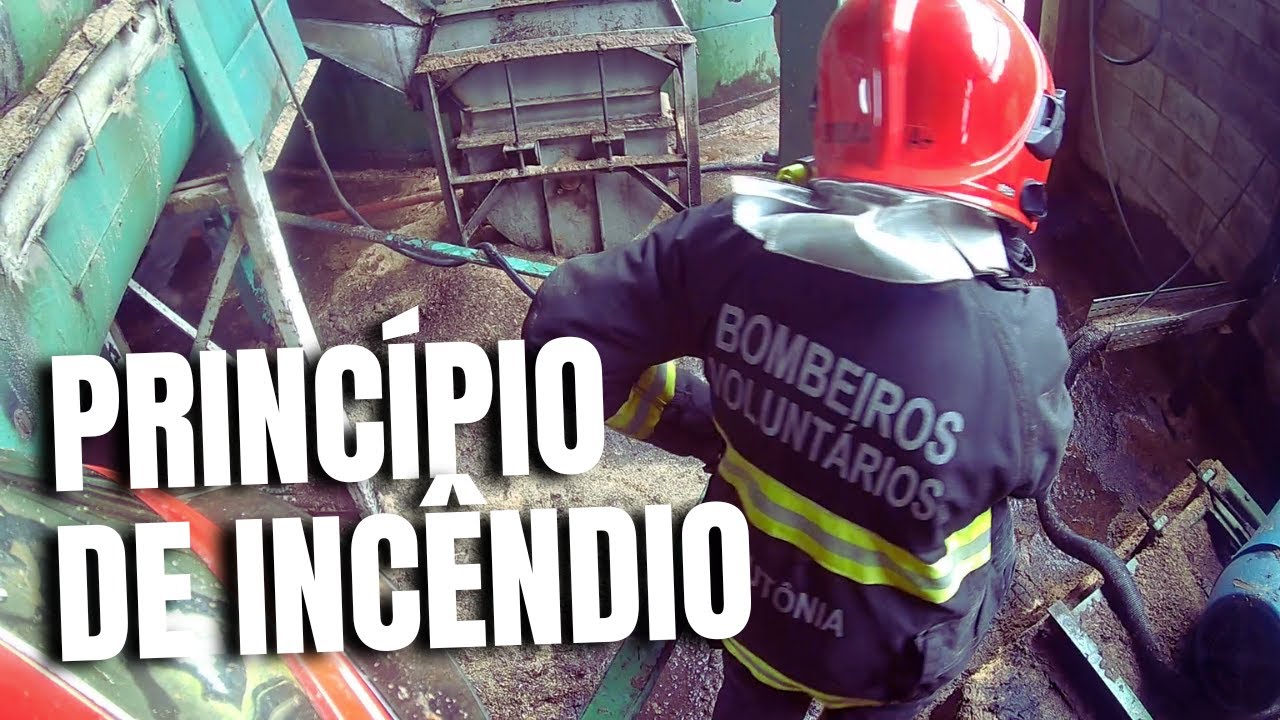 PRINCÍPIO de INCÊNDIO em serraria