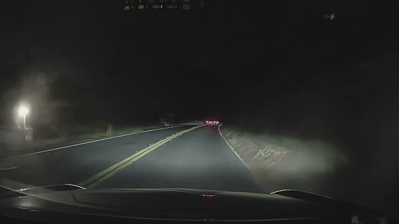 Spotted lane violator while going home on 9