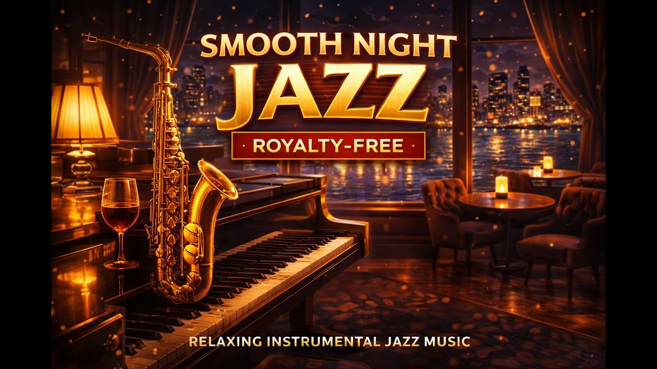 Smooth Night Jazz – Relaxing Instrumental Jazz Music | Royalty-Free Background Music