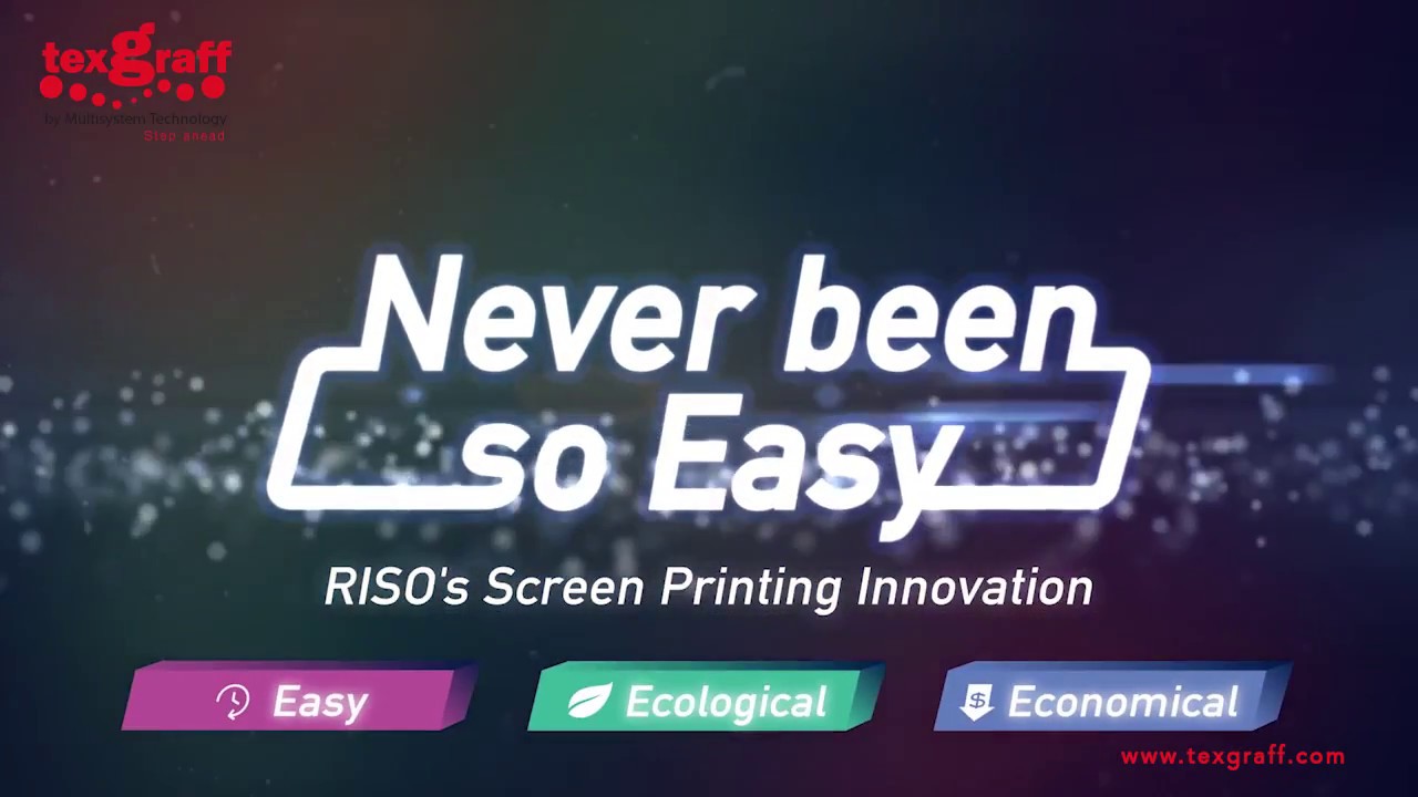 Screen Printing - The New Riso GOCCOPRO QS2536