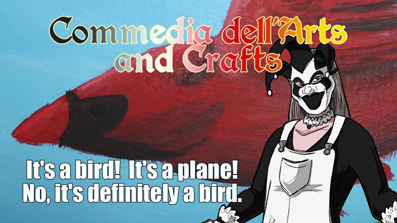 Commedia dell'Arts and Crafts ep83 - Bird Painting part one