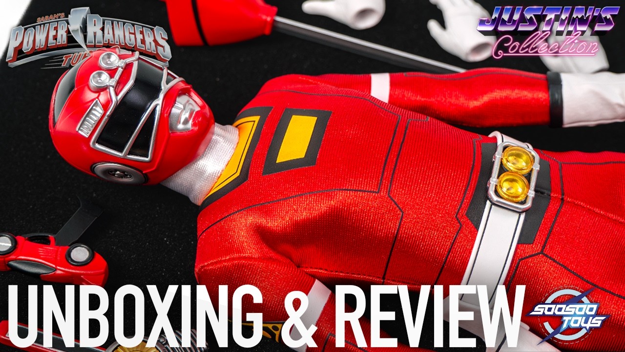 Power Rangers Turbo Red Ranger 1/6 Scale Figure SooSoo Toys Unboxing & Review