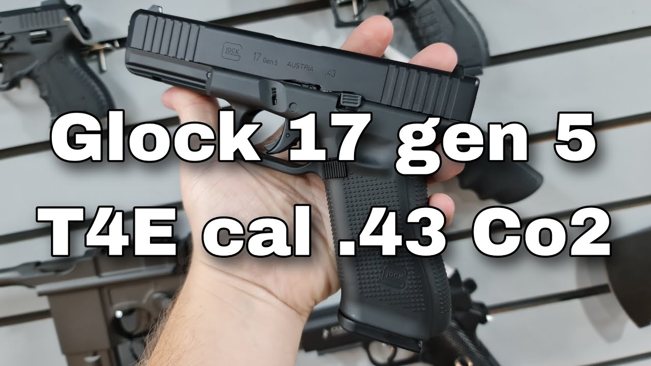 Glock 17 gen 5 - T4E cal .43 Co2 | Fiallo Shooter | Polígono Vali