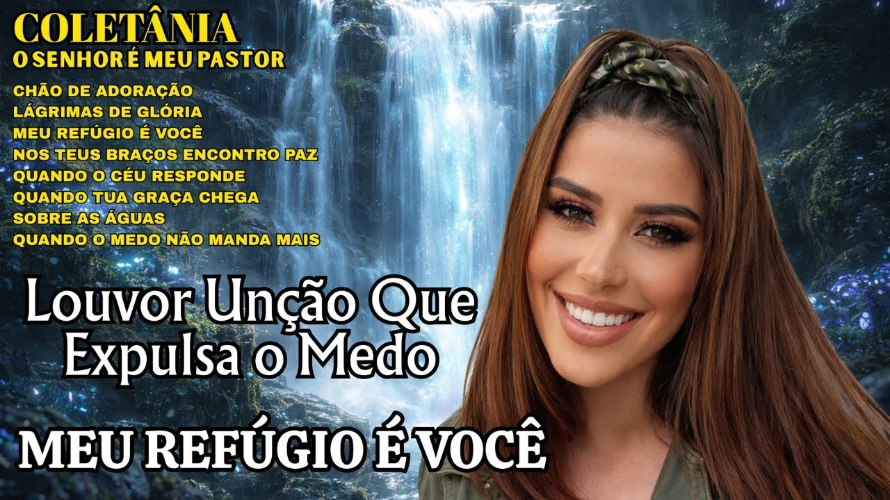 LOUVOR DE ADORAÇÃO QUE EXPULSA O MEDO  (MEU REFÚGIO É VOCÊ)