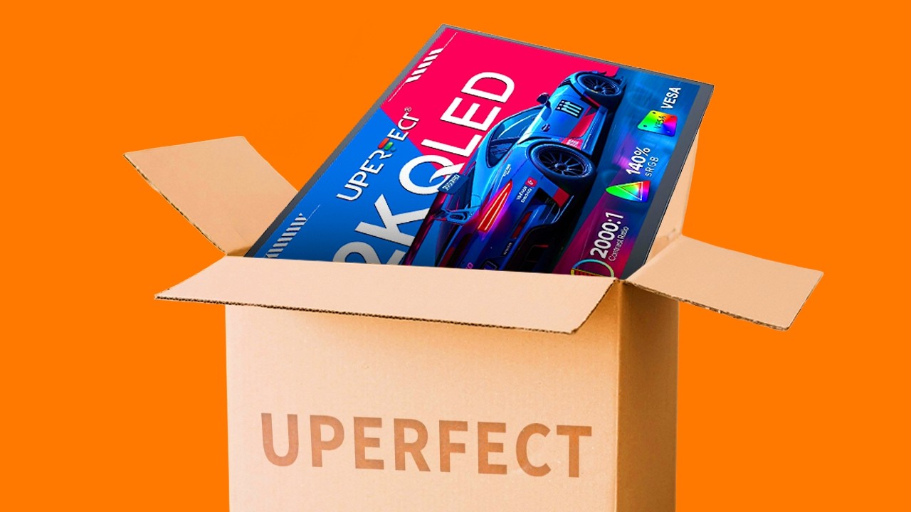 UPERFECT 22 Portable Monitor 2K QLED Unboxing