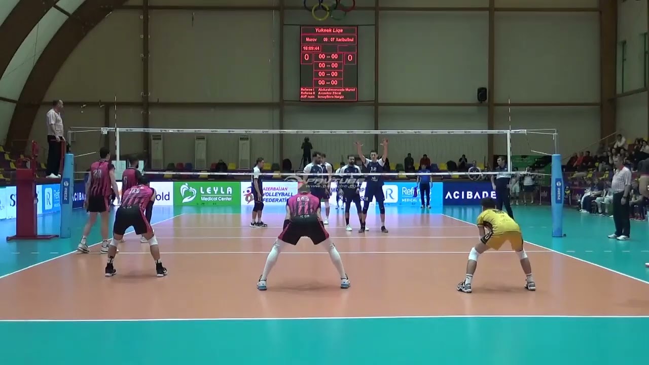 Volleyball. Azerbaijan championship! Game Murov - Xari-BulBul. (2-nd tour). Full Game.