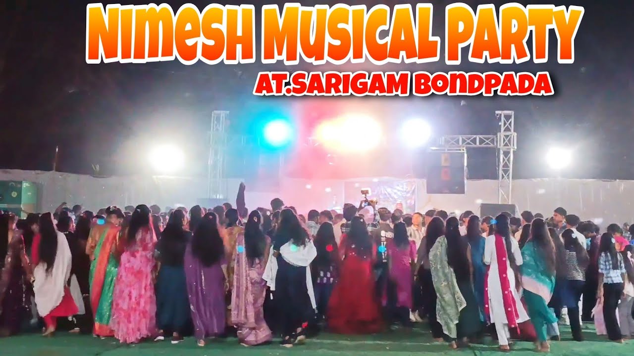 Nimesh Musical Party || Night Show At. Sarigam Bondpada || Ashok & Reshma Singer || Trending Tarpa 