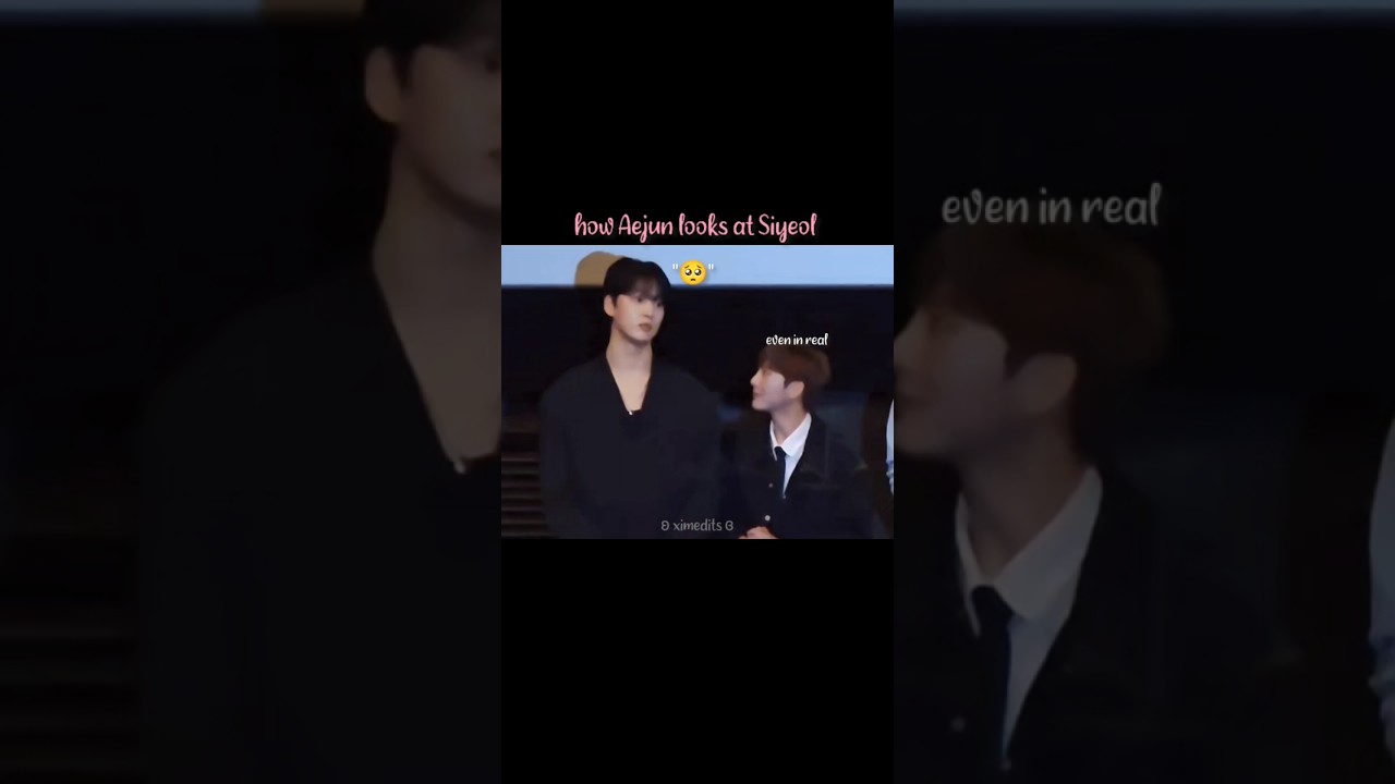 the way they look at each other 🥹 