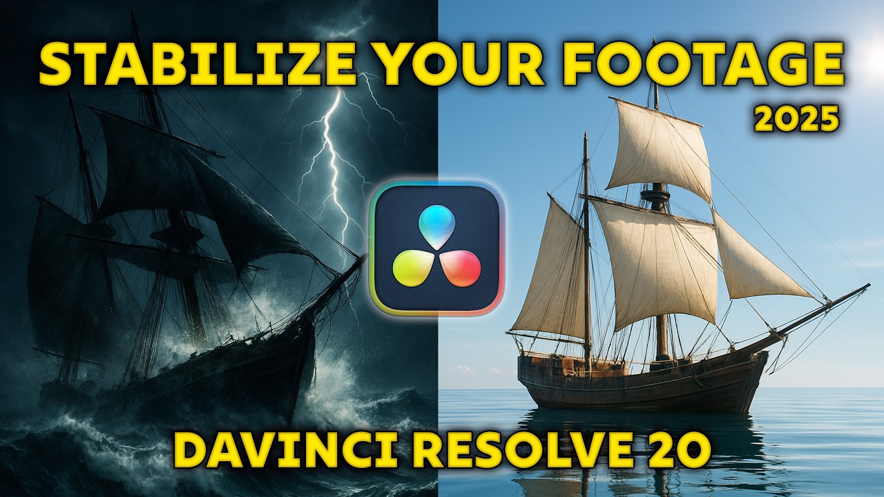 Stabilize Shaky Footage Like a Pro | DaVinci Resolve 20