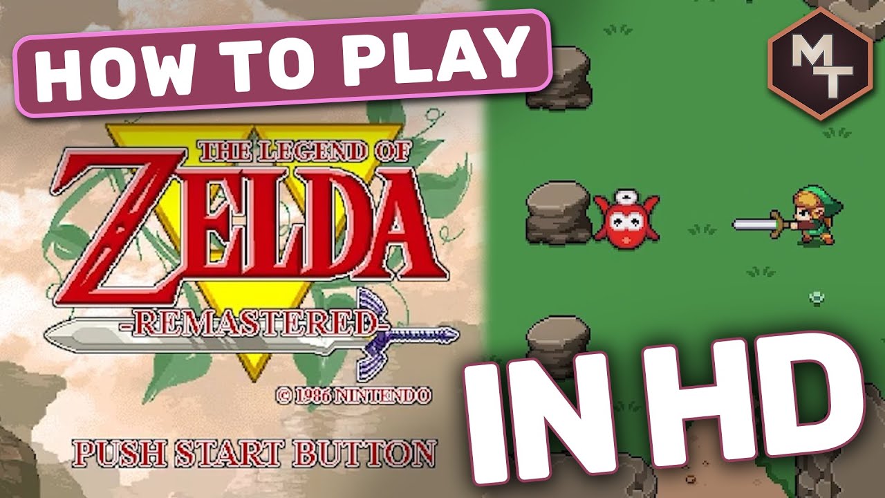 Upgrade The Legend of Zelda on NES to HD!