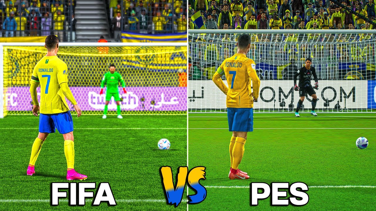 КРИШТИАНО РОНАЛДУ Пенальти | FIFA против PES с 2005 по 2024 год