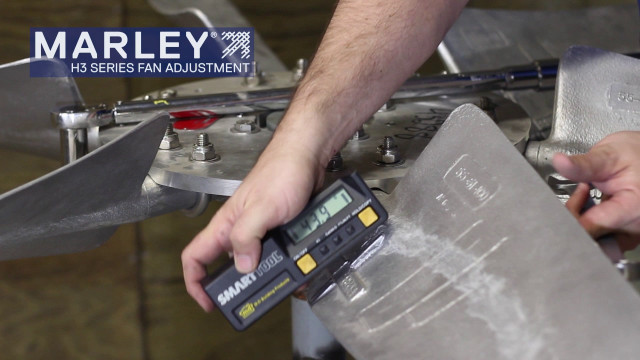 Marley H3 Fan Blade Pitch Adjustment