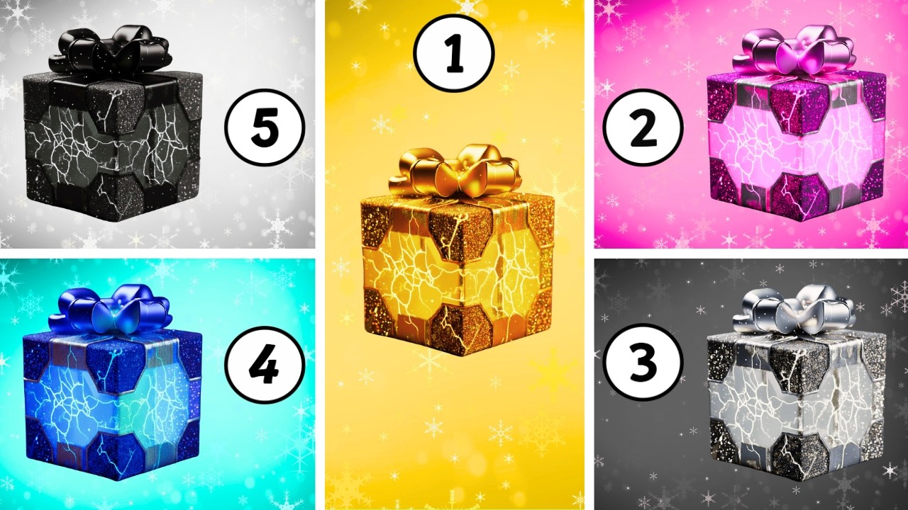 Choose a gift from 5 🎁🌈💎 || 5 Gift Box Challenge! | Choose your gift and test your luck