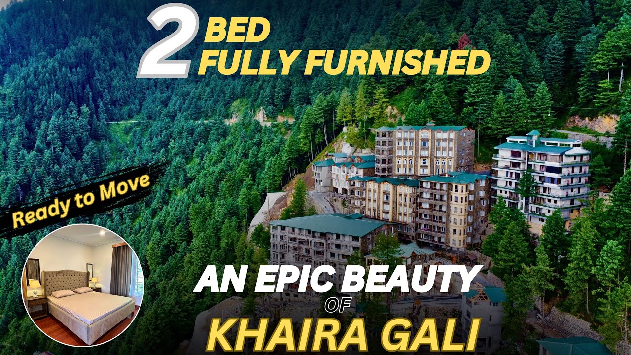 Two Bed Furnished Apartment for Sale Serenity Hill Top | An Ultimate Mountain Retreat in Khaira Gali