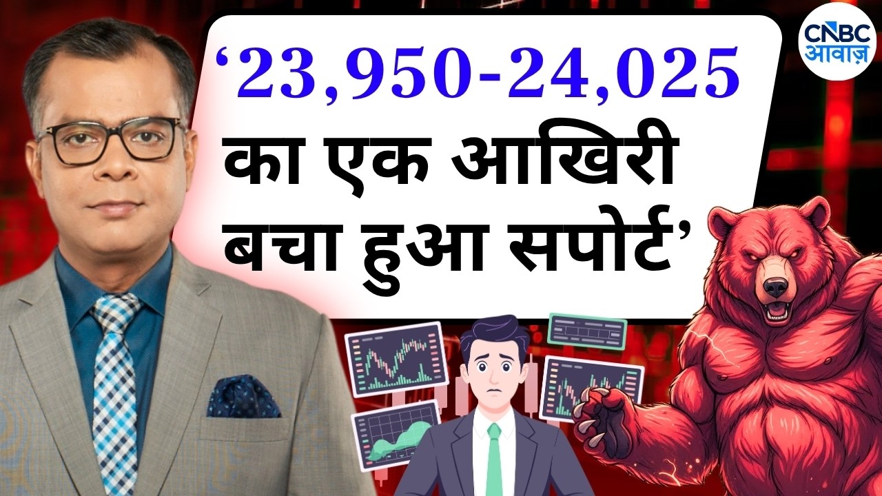 Anuj Singhal On Market Trends | 23,950-24,025 का एक आखिरी बचा हुआ सपोर्ट | Editor's Take