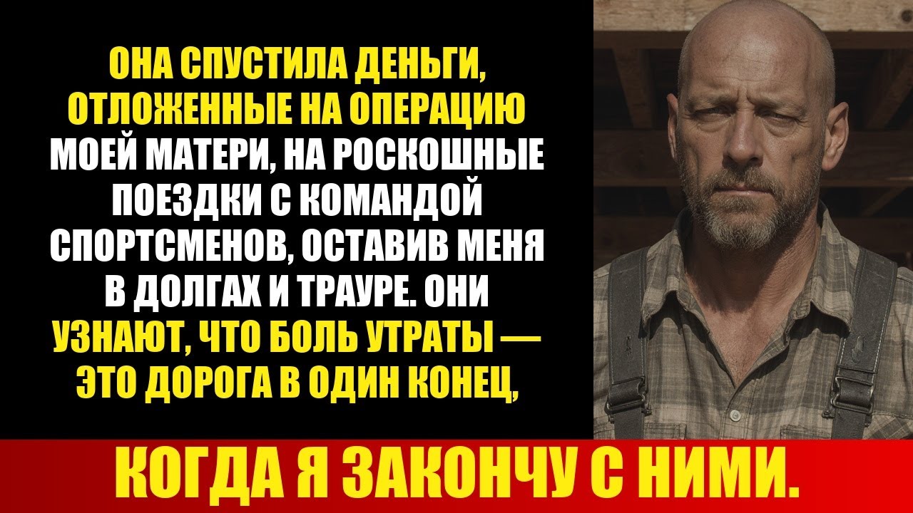 ОНА СПУСТИЛА ДЕНЬГИ, ОТЛОЖЕННЫЕ НА ОПЕРАЦИЮ МОЕЙ МАТЕРИ, НА РОСКОШНЫЕ ПОЕЗДКИ С КОМАНДОЙ СПОРТСМЕ...