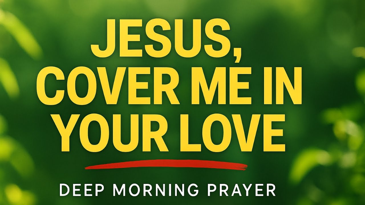 Jesus, Cover Me in Your Unfailing Love | Deep Morning Prayer