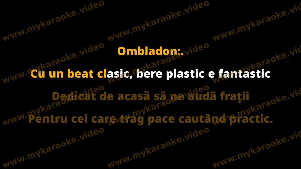 Ombladon - Cautand ( Karaoke edition )