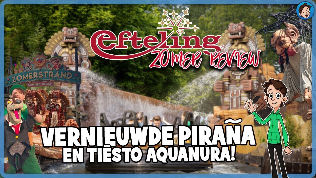 PIRANA IS WEER OPEN! - EFTELING ZOMER REVIEW