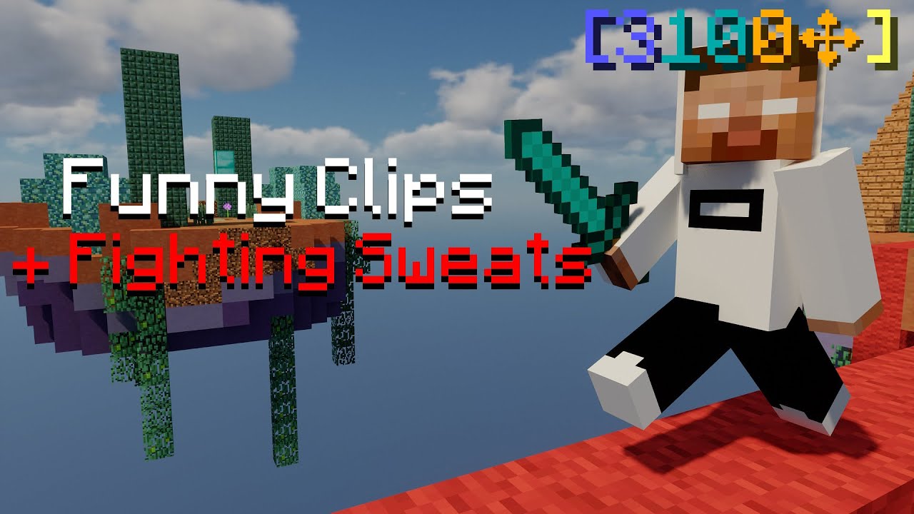 Funny Clips & Fighting Sweats... | Hypixel Bedwars