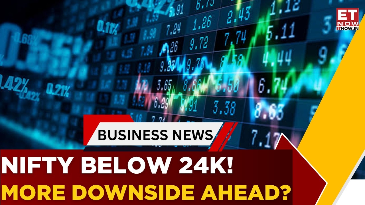 Nifty падает ниже 24 000! Аджит Наяк предупреждает о дальнейшем снижении | Деловые новости | ET Now