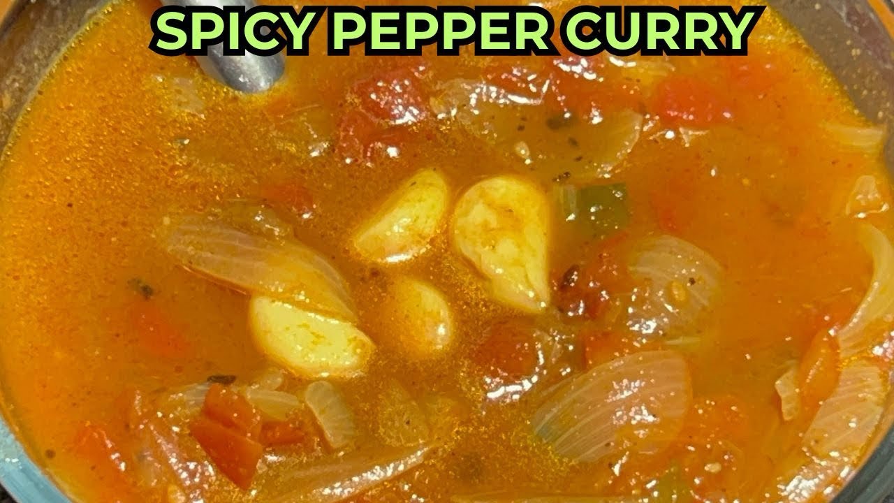 Black Pepper Curry Recipe | Miriyalu Curry | Spicy South Indian Pepper Curry