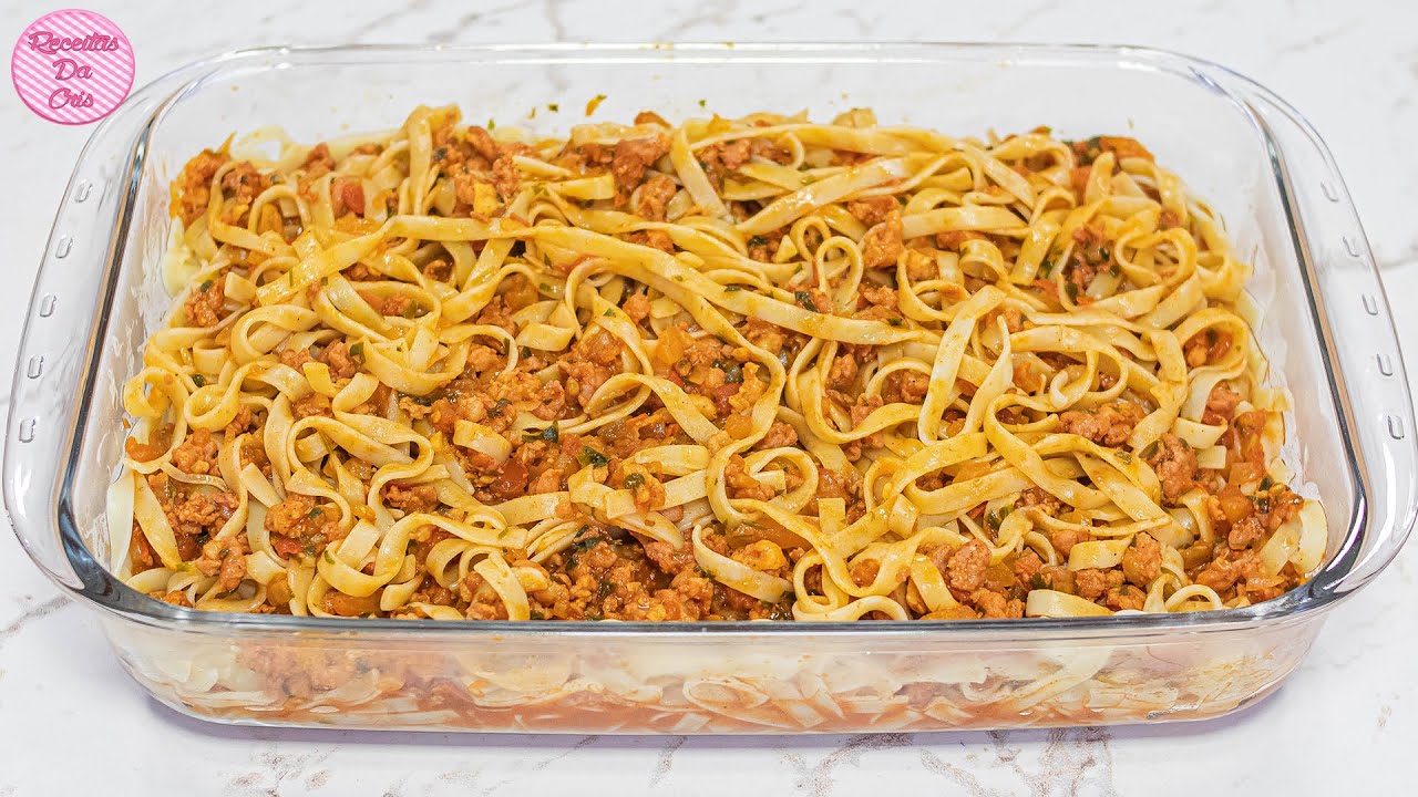 MACARRÃO À LINGUIÇA TOSCANA, FÁCIL RÁPIDO E DELICIOSO! | RECEITAS DA CRIS