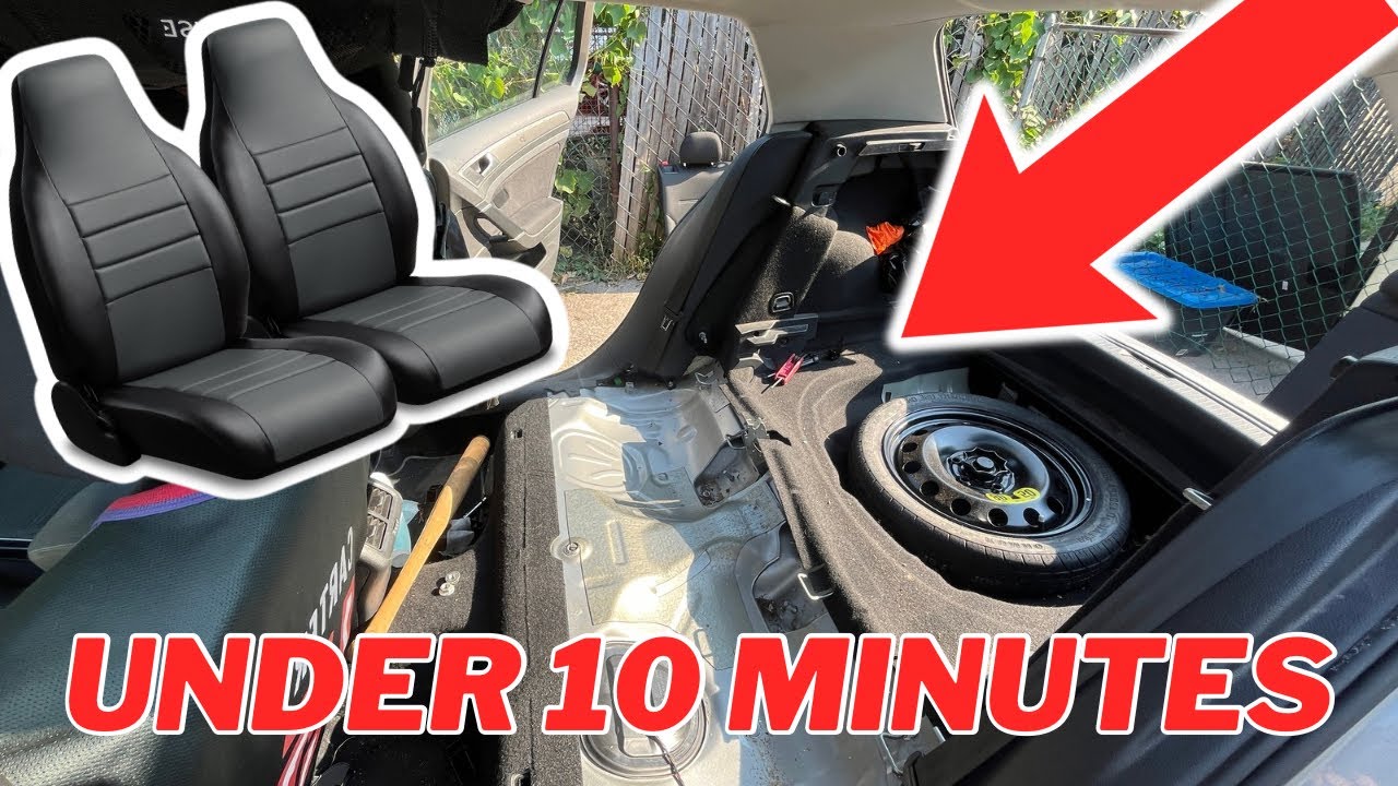 How to remove your back seats in your Volkswagen