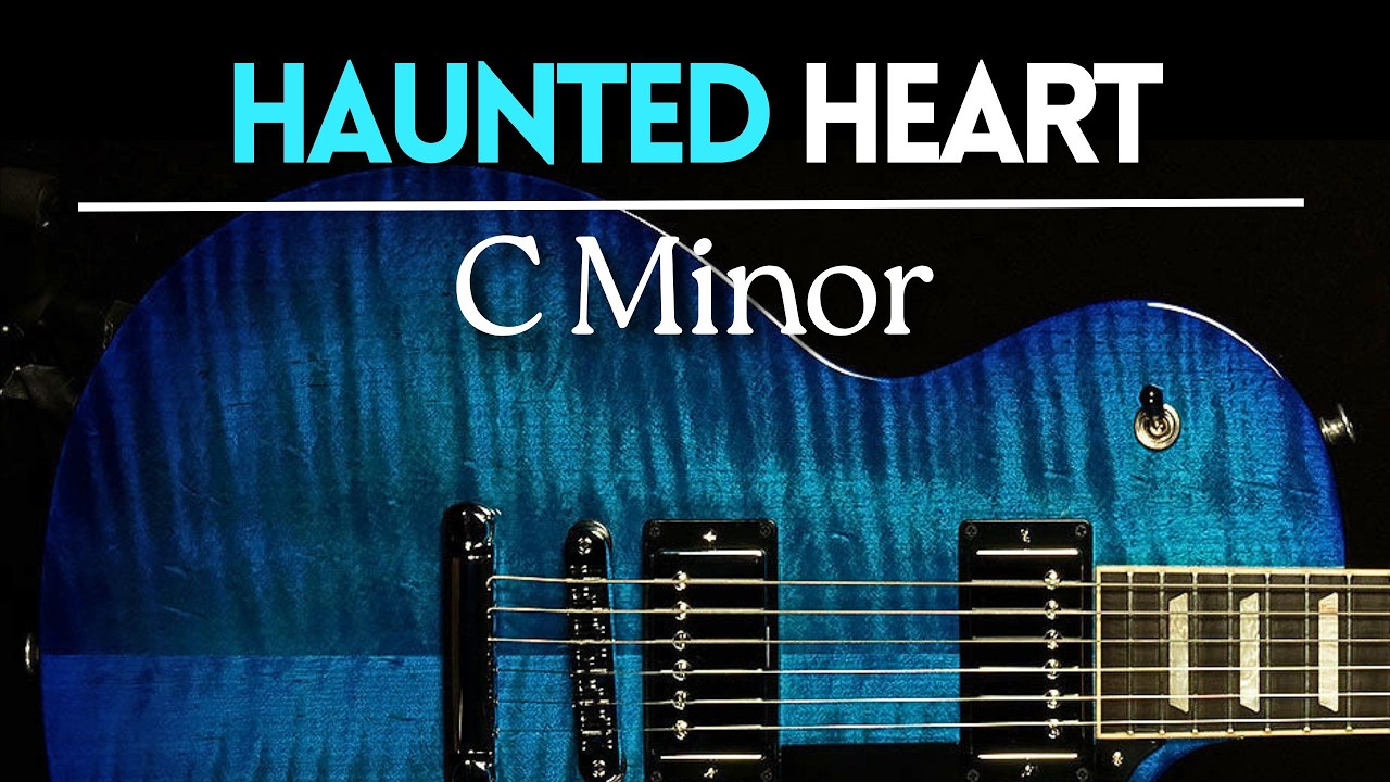 Haunted Heart Blues Guitar Backing Track Jam in C Minor